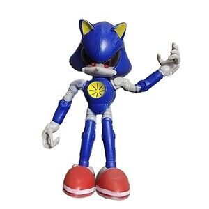 Sonic the Hedgehog METAL SONIC PVC figure 4" toy‎ (ear damage)